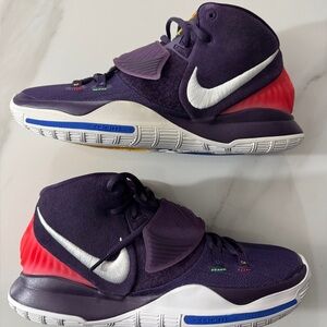 Nike Kyrie 6 Grand Purple White Men’s Size 9 New w/ Box BQ4630-500